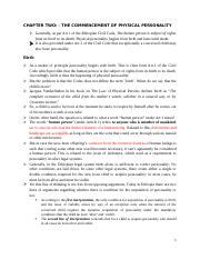 commencement of civil personality|Persons .
